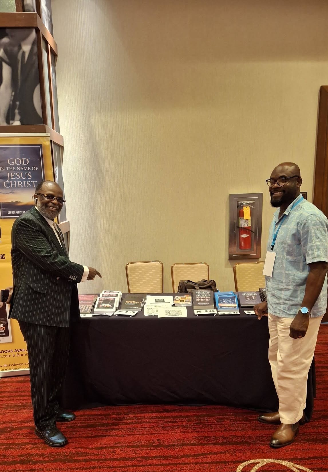 Bishop Samuel L. Green Sr. and Dr. George Walters-Sleyon at the ASPIRE 2026 Conference